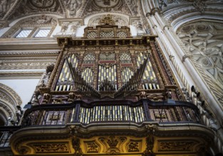 Detail of a 2 century old organ in a Spanish Catholic Church