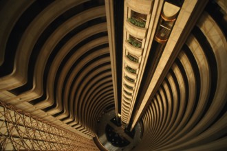 Lobby and lift at the Hyatt Hotel, Santiago de Chile, Chile