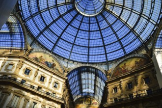Galleria Vittorio Emanuele II in central of Milan, Italy