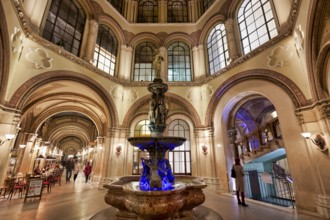 Shopping Arcade in Herrengasse. Vienna Austria