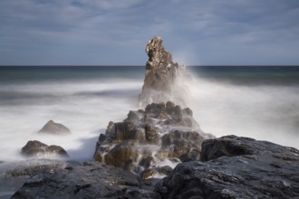 at the coast