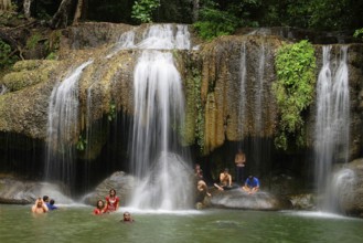 Erawan Waterfall, Erawan National Park, Kanchanaburi, Erawan Waterfalls, Thailand