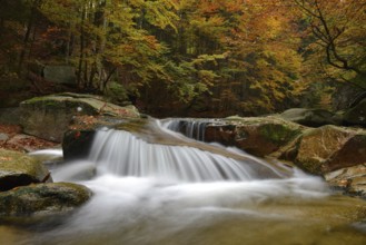 Mumlava waterfall, Mummelfall, Mummel, Harrachov, Giant Mountains, Czech Republic, Krkonose,