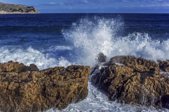 Sea surf at CAP DE FREU, Sea surf at CAP DE FREU, Majorca Island, Island Majorca