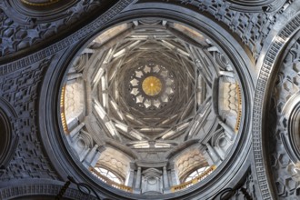 Turin, Italy - Circa August 2021: the Chapel of the Shroud, 1694 by Guarini. One of the most