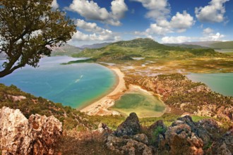 Iztuzu Beach at the mouth of the Dalyan «ay? River delta. Kˆyce?iz-Dalyan Special Environmental