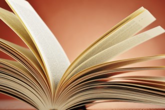 Composition with glasses and books on the table