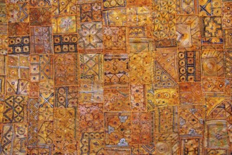 India fabric background patchwork ornate