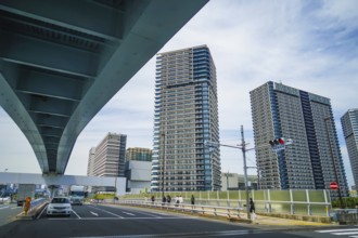 Image of the town of Ariake. Shooting Location: Tokyo metropolitan area