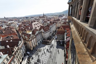 Prague, Old Town Square, View from the Town Hall Tower Prague, Austria