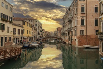 Rio della Misericordia in Cannaregio District, Venice, Italy