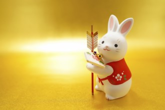 Rabbit year New Year material (2023 New Year). Shooting Location: Yokohama-city kanagawa prefecture