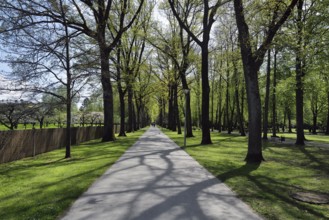 The famous Hofgarten city park situated near the Jean Paul, Wagner and Liszt museums on a sunny