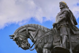 King Matthias Corvin Statue in Cluj-Napoca, Romania Cluj-Napoca, Romania