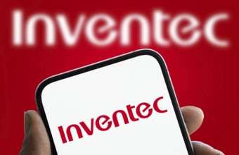 inventec logo is displayed on smartphone. Inventec is a Taiwanese ODM specializing in notebooks,