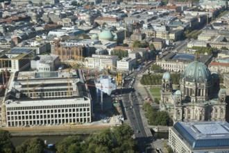 Construction site Berlin Palace Humboldt Forum, Berlin Cathedral