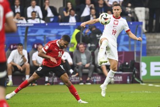 BERLIN, GERMANY - JUNE 21, 2024: Euro 2024 Groupe D match Poland vs Austria 1:3. In action Phillipp