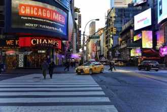Midtown Manhattan, New York City, New York, USA, North America, A street in New York with