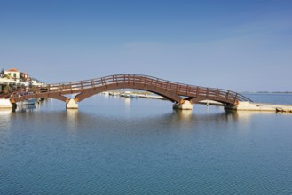 A bridge in the city of Lefkada, Greece