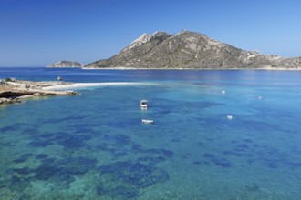 Agios Pavlos beach of Amorgos island in Cyclades, Greece
