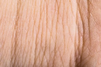 Schließ die menschliche Haut. Macro Epidermis