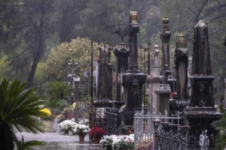 Soller cemetery, Mallorca, Balearic Islands, Spain