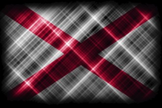 Alabama state flag, Alabama flag background modern flag