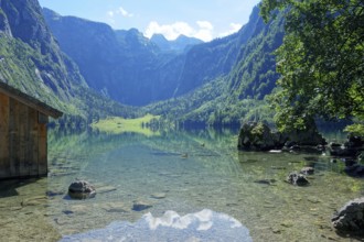 An image of the beautiful Obersee in Bavaria Germany