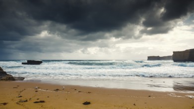 An image of a sand beach at the Great Ocean Road near Melbourne south Australia