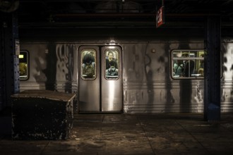 New York subway image. Shooting Location: New York, Manhattan