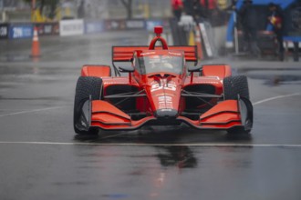 INDYCAR Series driver, BENJAMIN PEDERSEN (R) (55) of Copenhagen, Denmark, travels through the turns