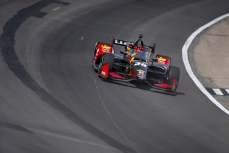 PIETRO FITTIPALDI (30) of Miami, Florida practices for the Hy-Vee Homefront 250 at Iowa Speedway in