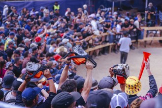 MAYDENA, AUSTRALIA - FEBRUARY 08: Atmosphere during the finals of Red Bull Hardline Tasmania on