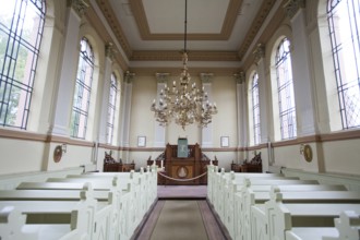 Remonstrant church of Friedrichstadt, North Friesland district, Schleswig-Holstein, Germany