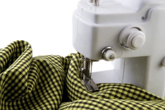 Sewing-machine at work
