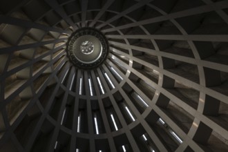 Interior structure of the church Sanctuary of Our Lady of Tears