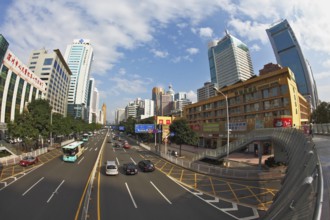 SHENZHEN - CITY IN SOUTH OF PEOPLE'S REPUBLIC OF CHINA - NOVEMBER 19, 2011: The magnificent modern