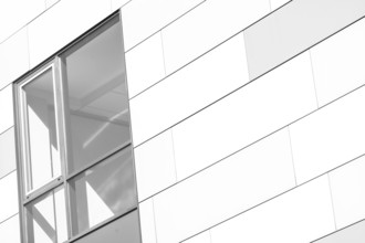 Facade of a building in the city