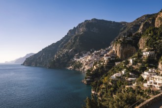 Amalfi Coast in Positano, Italy during sunny day