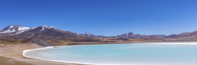 Atacama Desert, Chile. Salar Aguas Calientes. Lake Tuyacto. South America
