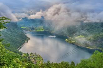 Geirangerfjord, Geiranger, Møre og Romsdal County, Norway