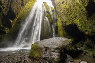 Gljúfrabúi waterfall, south coast, Iceland