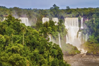 Iguazu Falls National Park - grandiose complex of waterfalls on the border of Argentina, Brazil and
