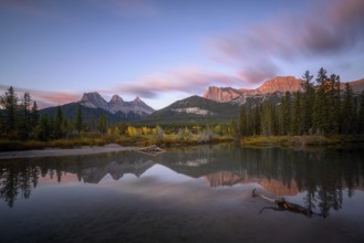 The Three Sisters Alberta Bannf National Park
