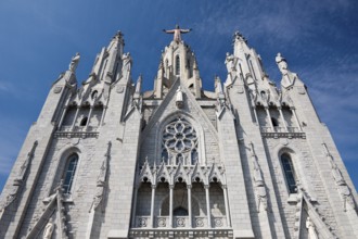 Sagrat Cor Catholic Church on Tibidabo Mountain, Barcelona, Catalonia, Spain