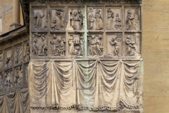 Metz, Saint-Étienne Cathedral, reliefs on the north side