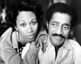 Sammy Davis Jr. 1925-1990. American singer, musician, dancer, actor. Here together with his wife