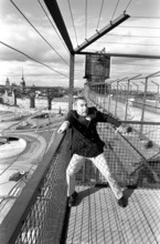 Mel Brooks. American filmdirector and actor born 1926. Pictured 1974 when visiting Sweden and the