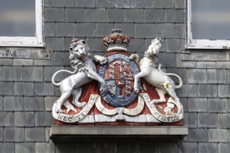 Coat of Arms, Duke Street, Padstow, England, Great Britain