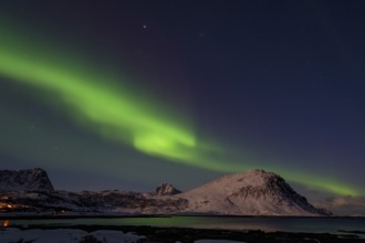 Northern Lights (Aurora borealis), Aurora Borealis, Lofoten, Norway